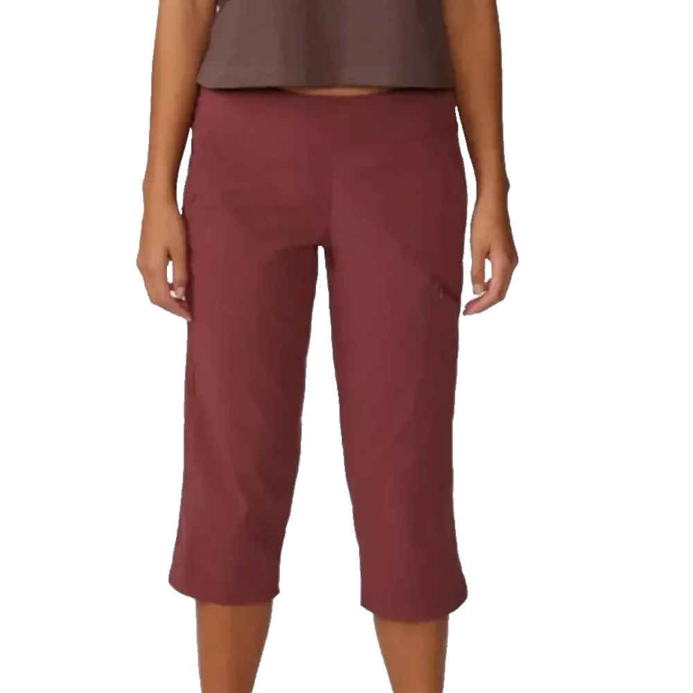 Mountain Hardwear Pants Dynama Capri Lightweight Brick Red Hiking
